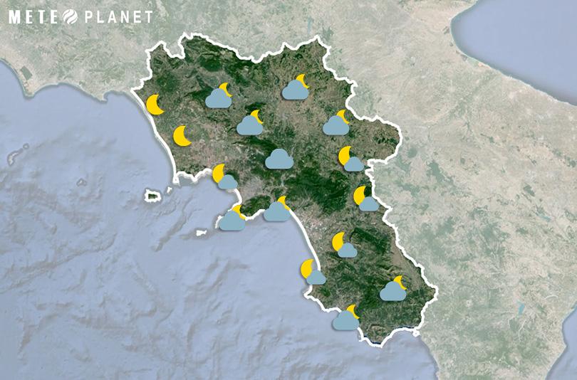 Previsioni Meteo Campania - Giovedì 23 Maggio