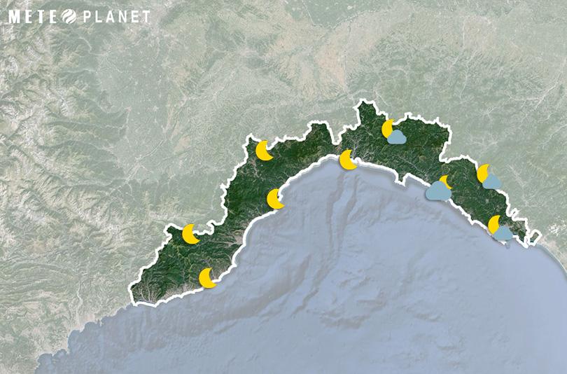 Previsioni Meteo Liguria - Martedì 21 Maggio