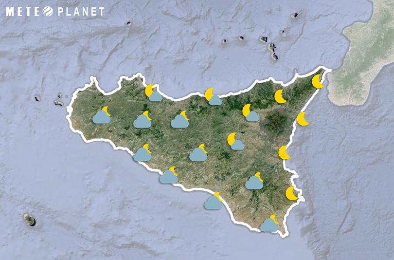 Previsioni Meteo Sicilia - Lunedì  6 Maggio