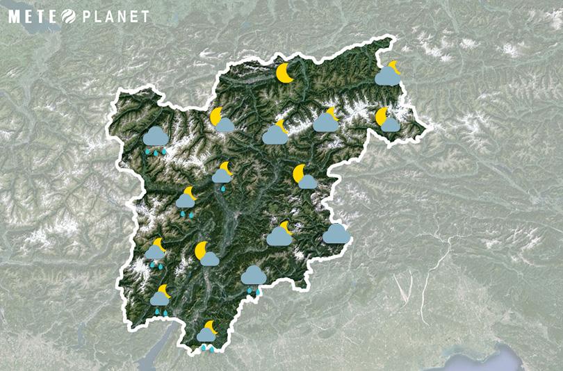 Previsioni Meteo Trentino Alto Adige - Sabato 25 Maggio