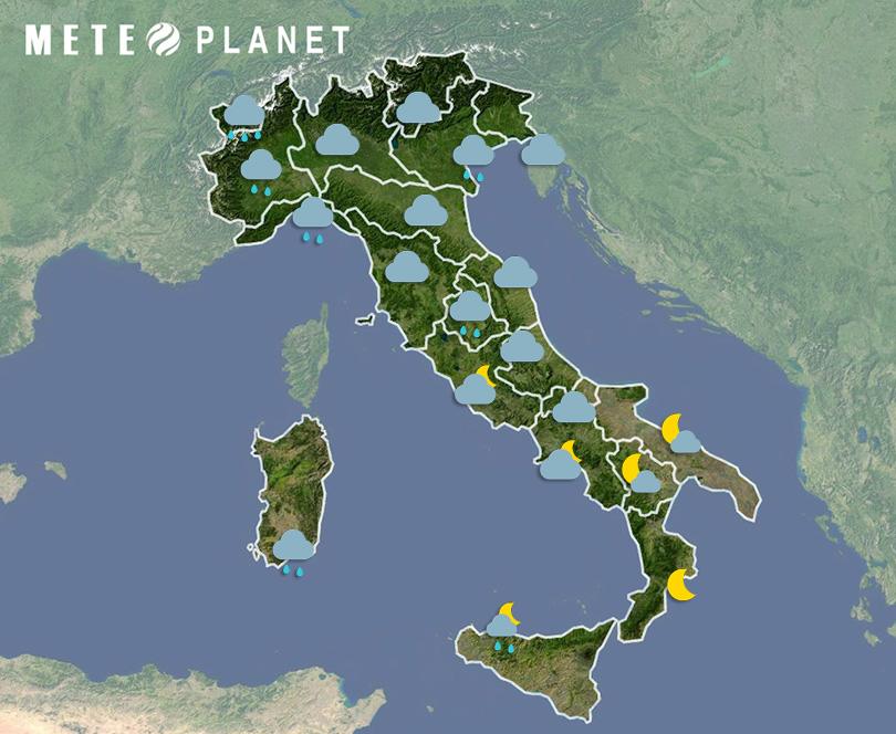 Previsioni Meteo Italia - Martedì 28 Marzo