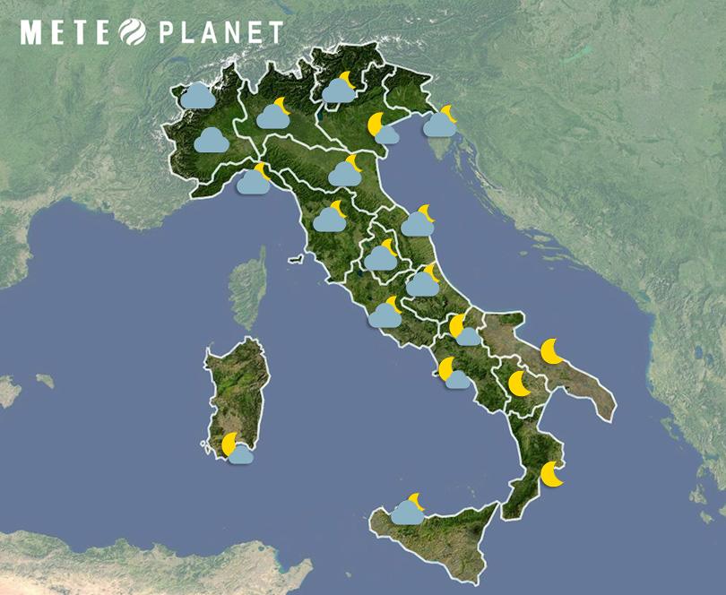 Previsioni Meteo Italia - Sabato  3 Maggio