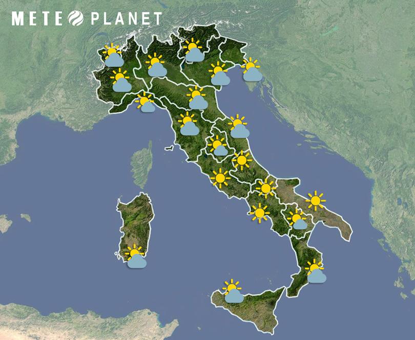 Previsioni Meteo Italia - Mercoledì  8 Febbraio