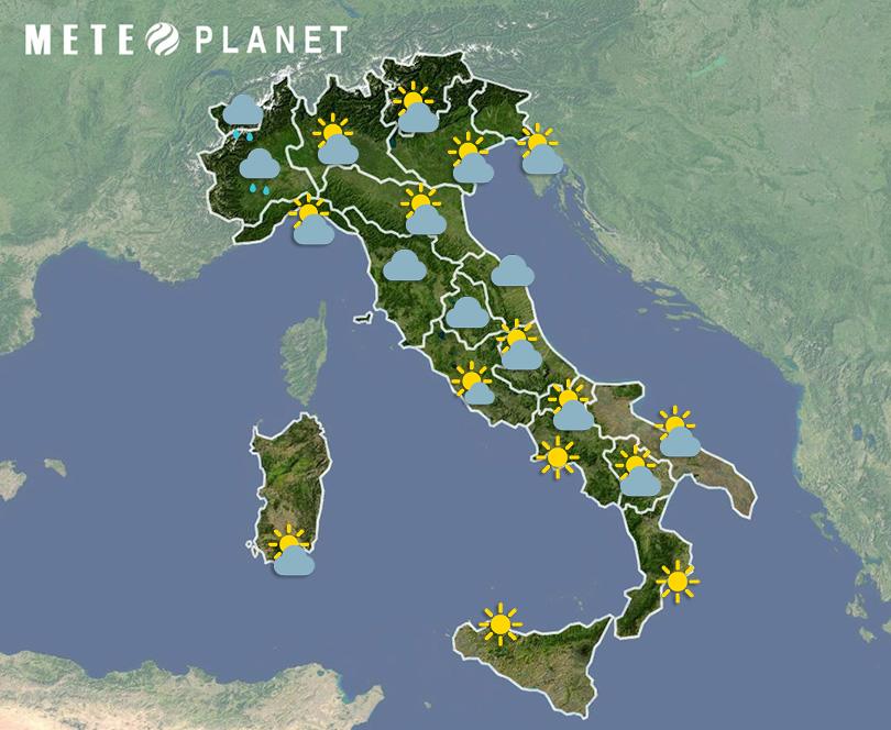 Previsioni Meteo Italia - Domenica 23 Gennaio