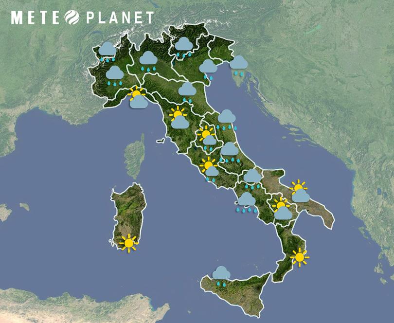 Previsioni Meteo Italia - Giovedì  2 Febbraio