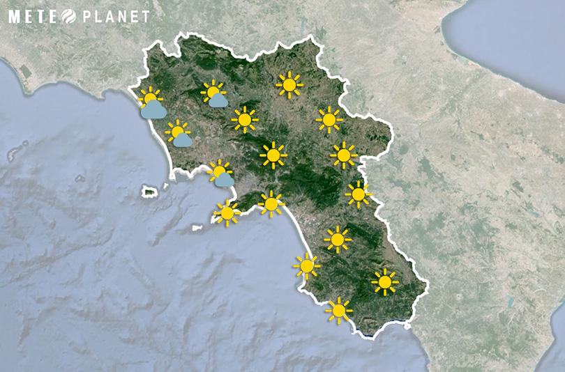 Previsioni Meteo Campania - Domenica 15 Giugno