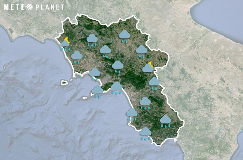 Previsioni Meteo Campania - Domenica  4 Maggio