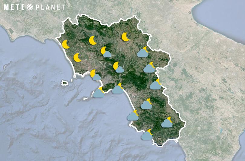 Previsioni Meteo Campania - Domenica 28 Aprile