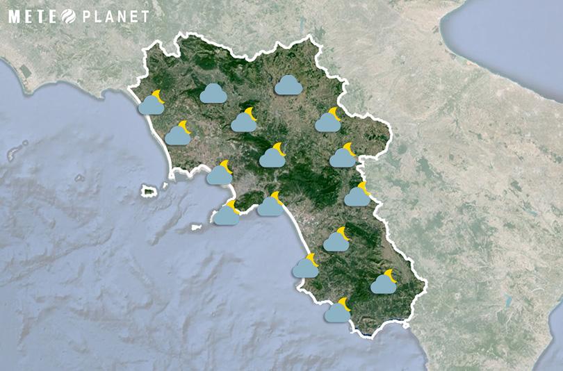 Previsioni Meteo Campania - Lunedì  5 Maggio