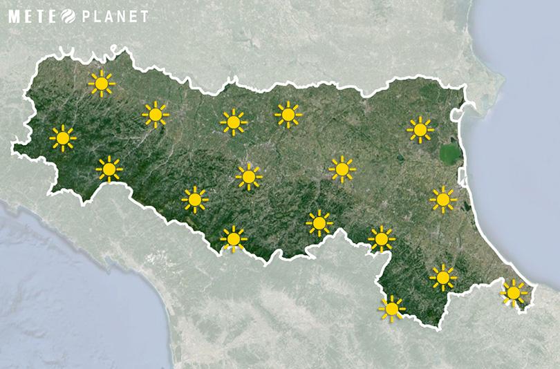 Previsioni Meteo Emilia Romagna - Giovedì  3 Luglio