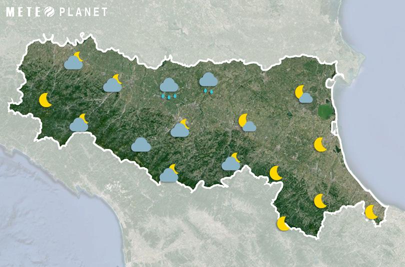 Previsioni Meteo Emilia Romagna - Lunedì  5 Maggio