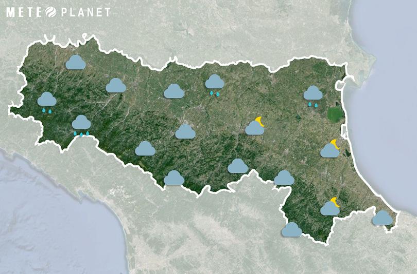 Previsioni Meteo Emilia Romagna - Martedì  6 Maggio