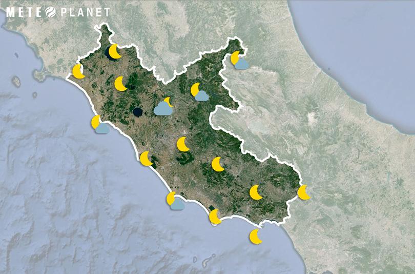 Previsioni Meteo Lazio - Domenica 15 Giugno