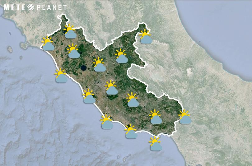 Previsioni Meteo Lazio - Martedì 29 Novembre