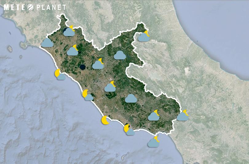 Previsioni Meteo Lazio - Domenica  4 Maggio