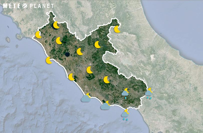 Previsioni Meteo Lazio - Giovedì  6 Giugno