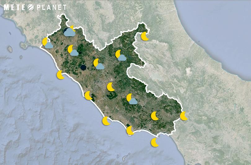 Previsioni Meteo Lazio - Martedì  5 Agosto