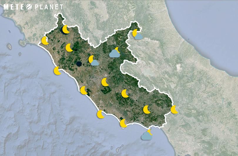 Previsioni Meteo Lazio - Mercoledì  7 Maggio