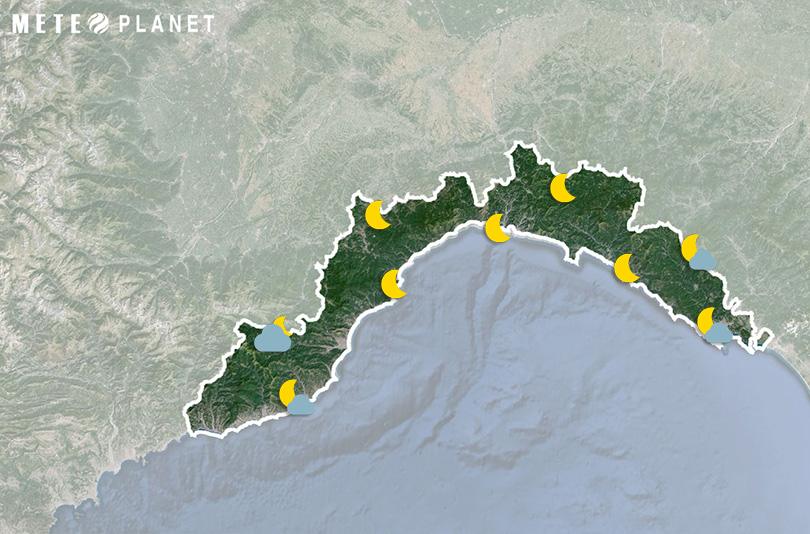 Previsioni Meteo Liguria - Domenica 15 Giugno