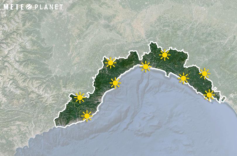 Previsioni Meteo Liguria - Giovedì  3 Luglio