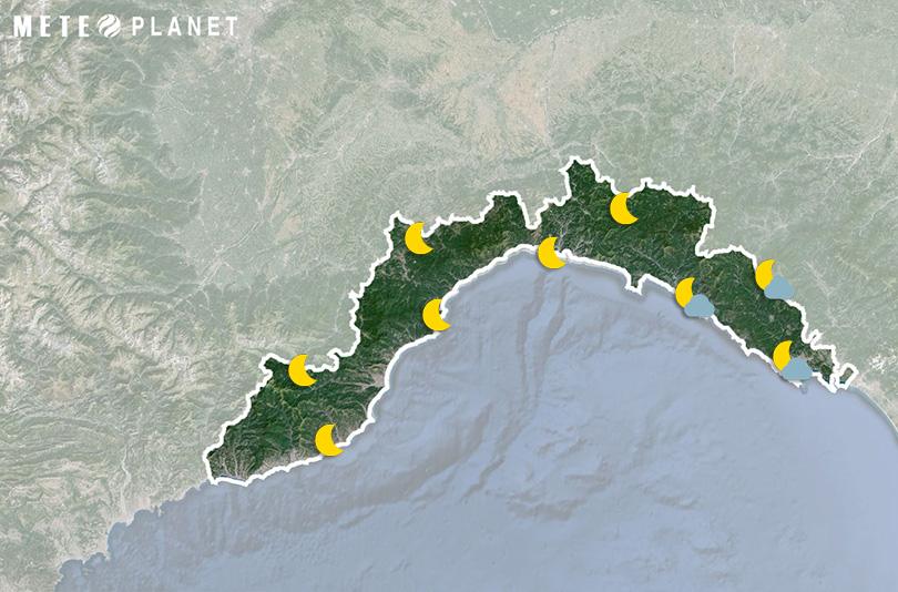 Previsioni Meteo Liguria - Mercoledì  6 Agosto