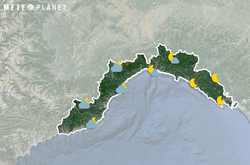 Previsioni Meteo Liguria - Domenica  4 Maggio