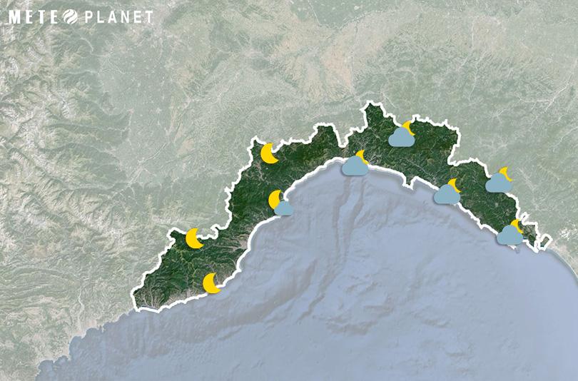 Previsioni Meteo Liguria - Domenica 26 Ottobre