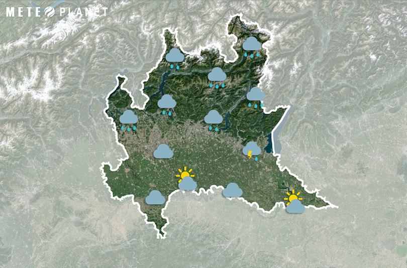 Previsioni Meteo Lombardia - Domenica  1 Giugno
