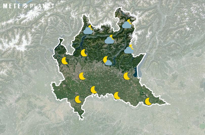 Previsioni Meteo Lombardia - Domenica  4 Maggio