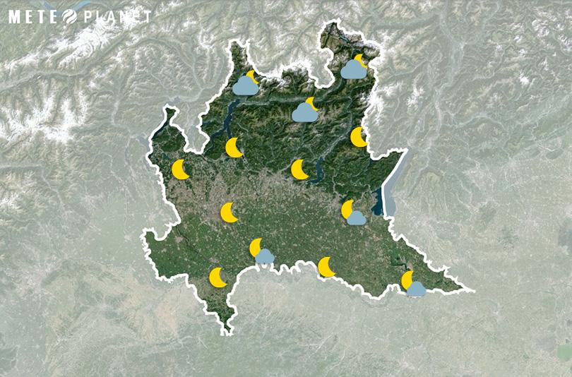 Previsioni Meteo Lombardia - Lunedì 16 Giugno