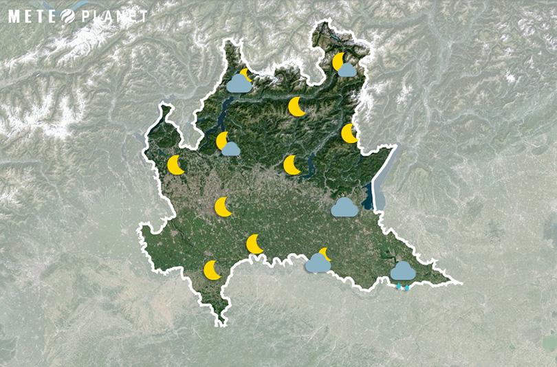 Previsioni Meteo Lombardia - Domenica  3 Agosto