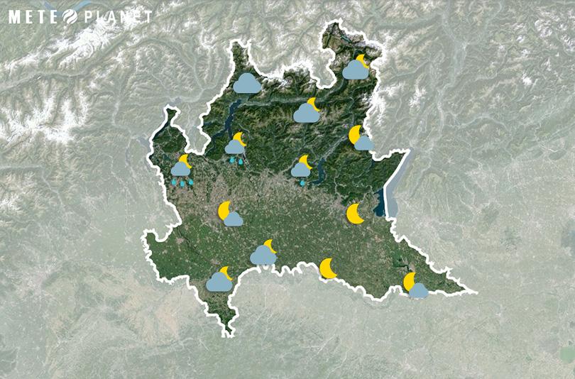 Previsioni Meteo Lombardia - Lunedì 22 Settembre
