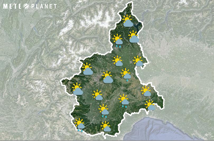 Previsioni Meteo Piemonte - Venerdì  1 Dicembre