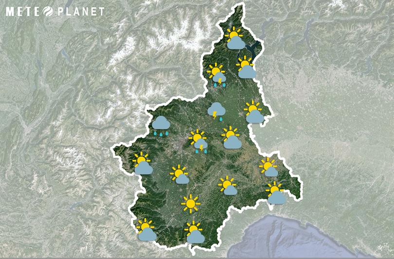 Previsioni Meteo Piemonte - Domenica 15 Giugno