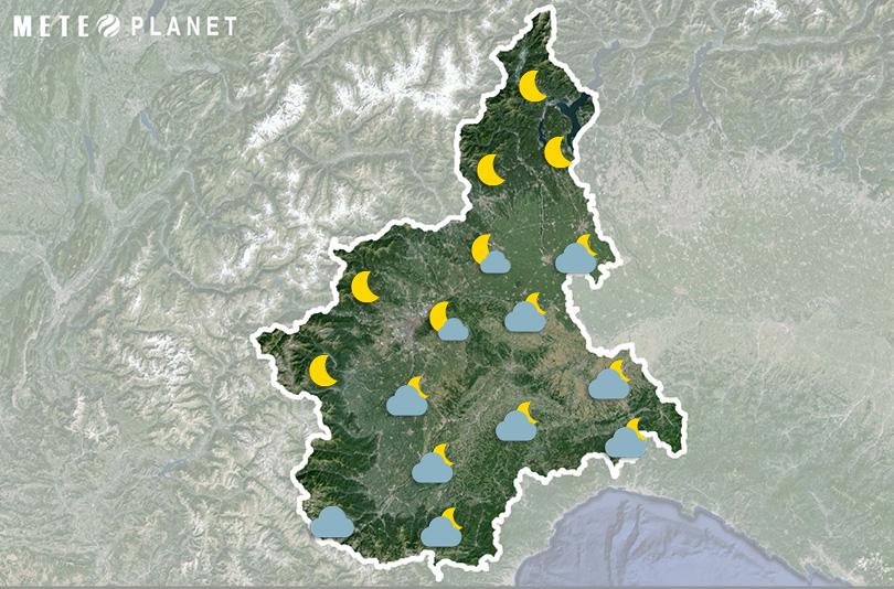 Previsioni Meteo Piemonte - Mercoledì 17 Settembre