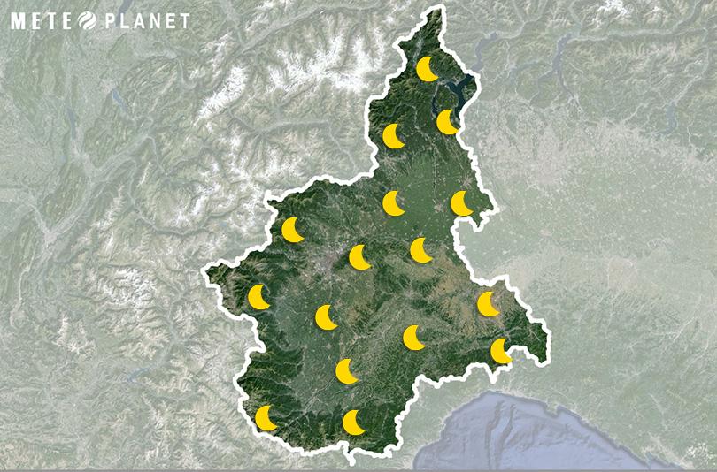 Previsioni Meteo Piemonte - Venerdì  2 Maggio