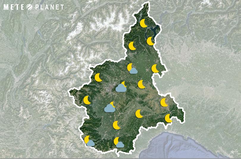 Previsioni Meteo Piemonte - Lunedì 16 Giugno