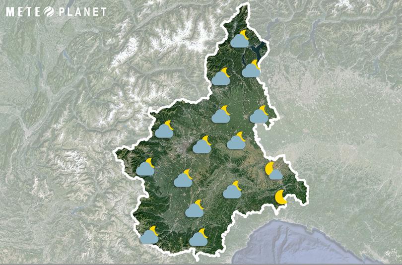 Previsioni Meteo Piemonte - Lunedì  4 Agosto