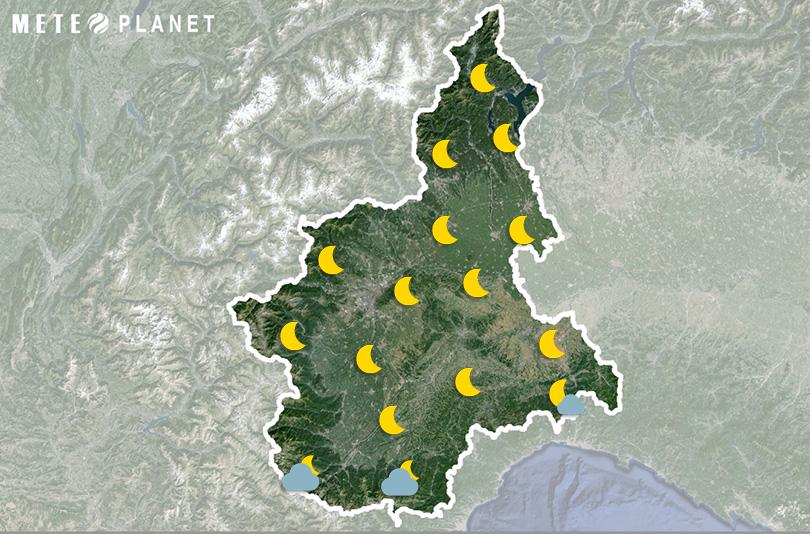 Previsioni Meteo Piemonte - Venerdì 19 Settembre