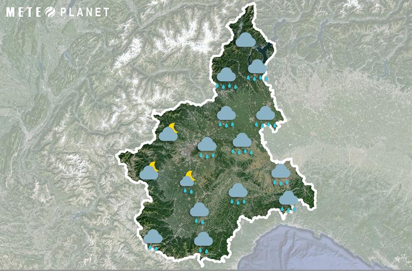 Previsioni Meteo Piemonte - Domenica  4 Maggio
