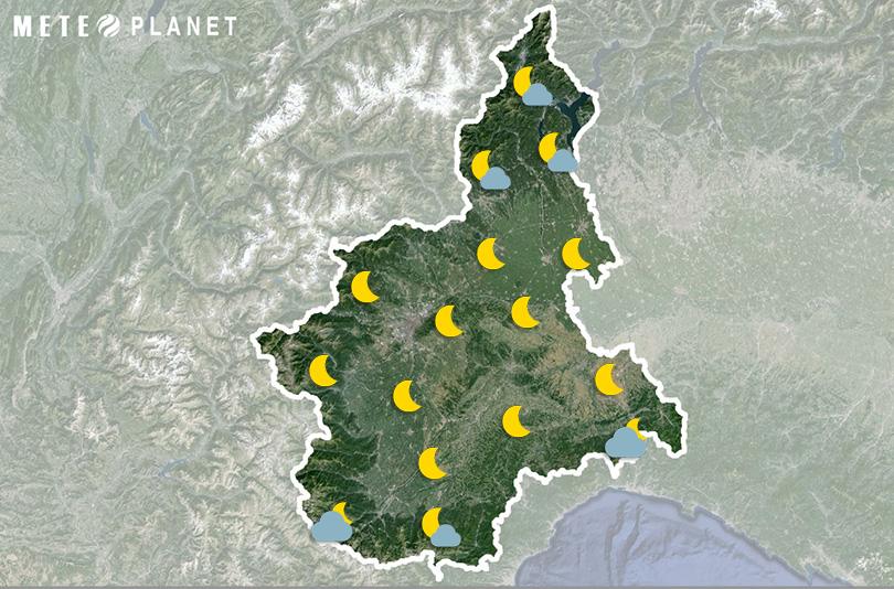 Previsioni Meteo Piemonte - Mercoledì 18 Giugno