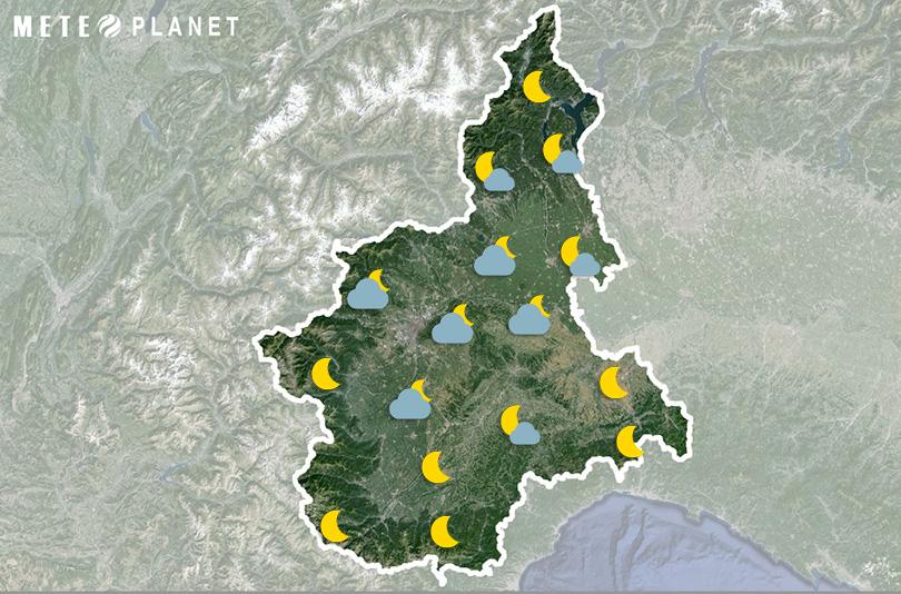 Previsioni Meteo Piemonte - Mercoledì  6 Agosto