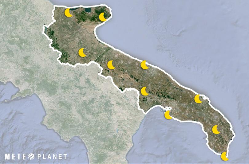 Previsioni Meteo Puglia - Mercoledì 30 Aprile