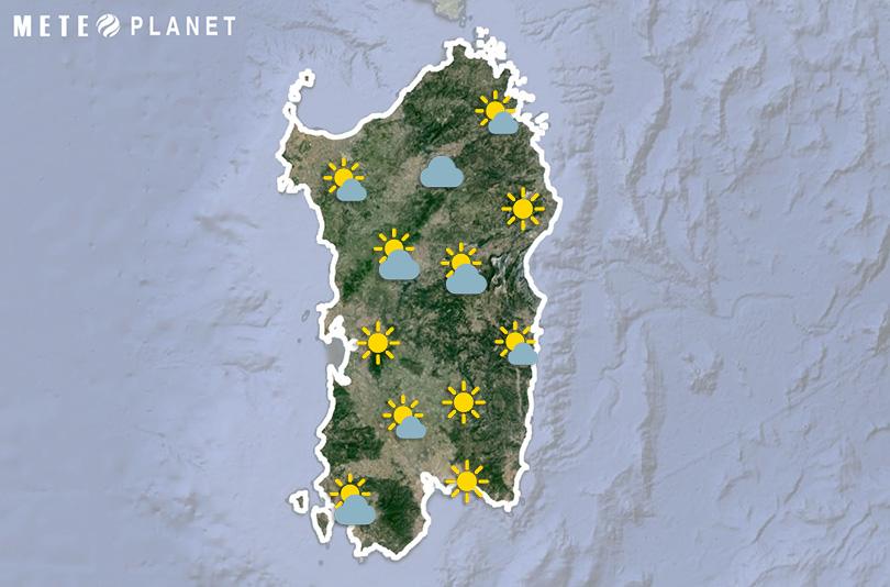 Previsioni Meteo Sardegna - Martedì 20 Maggio