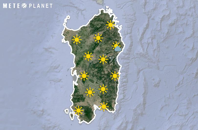 Previsioni Meteo Sardegna - Domenica  6 Luglio
