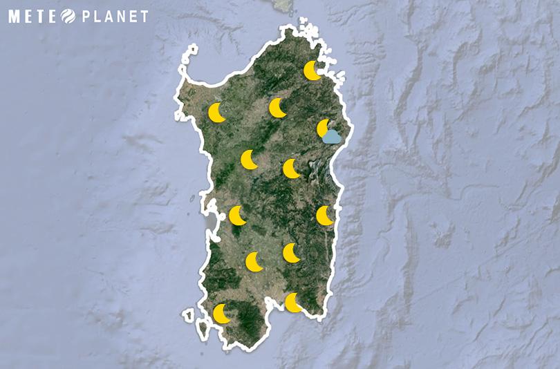 Previsioni Meteo Sardegna - Venerdì 20 Giugno