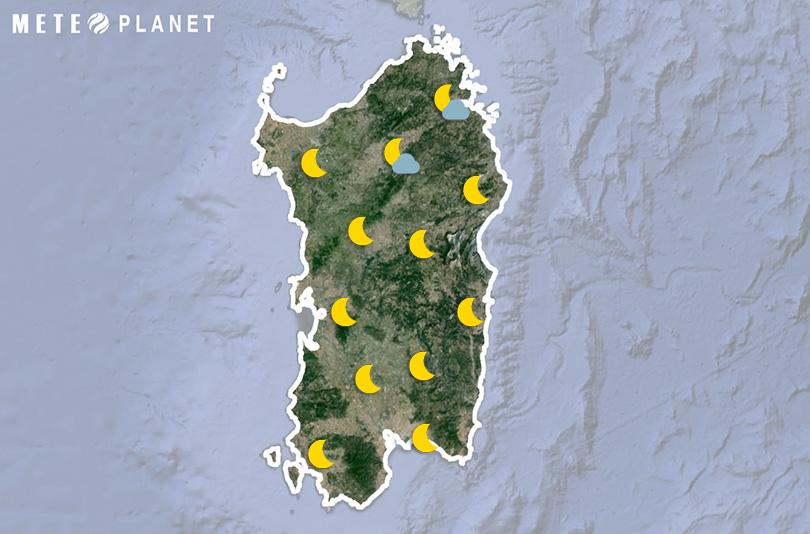 Previsioni Meteo Sardegna - Venerdì 20 Giugno