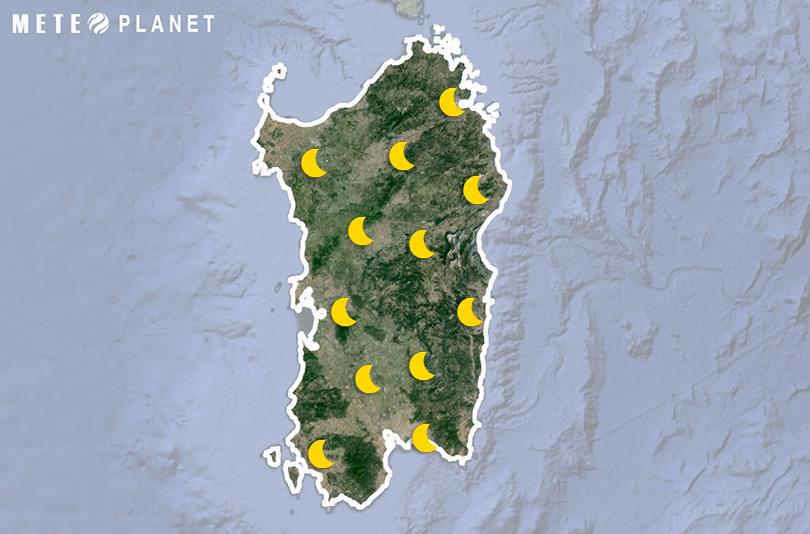 Previsioni Meteo Sardegna - Lunedì  5 Maggio