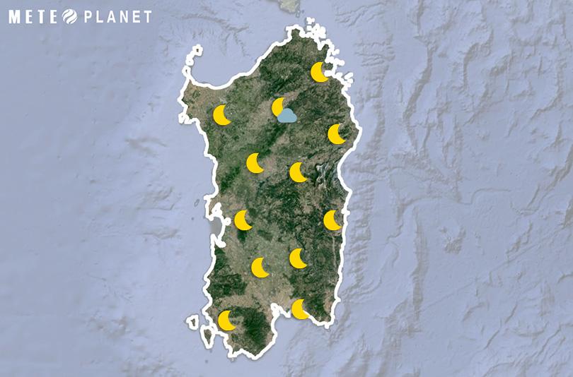 Previsioni Meteo Sardegna - Giovedì 14 Agosto