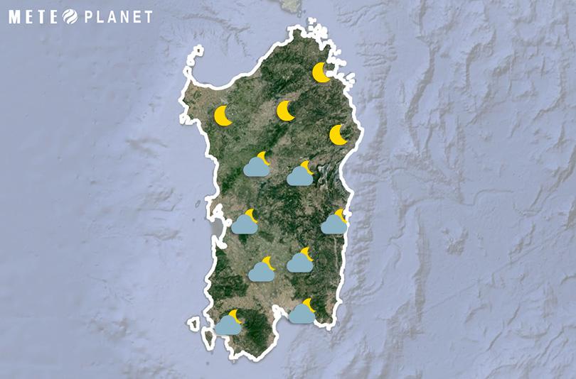 Previsioni Meteo Sardegna - Giovedì  8 Maggio